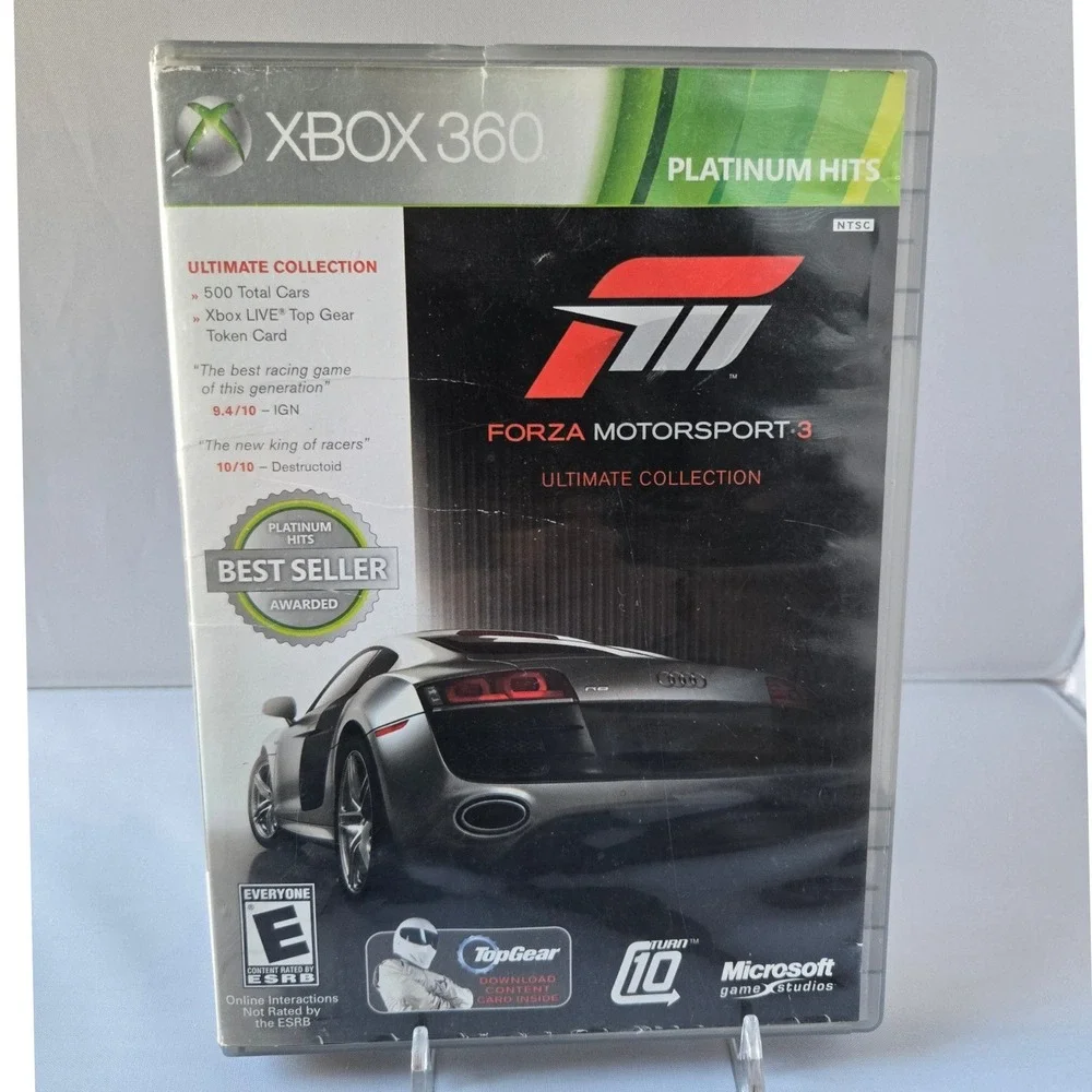Forza Motorsport 3 Ultimate Collection Platinum Hits - Xbox 360‎ - CIB Tested